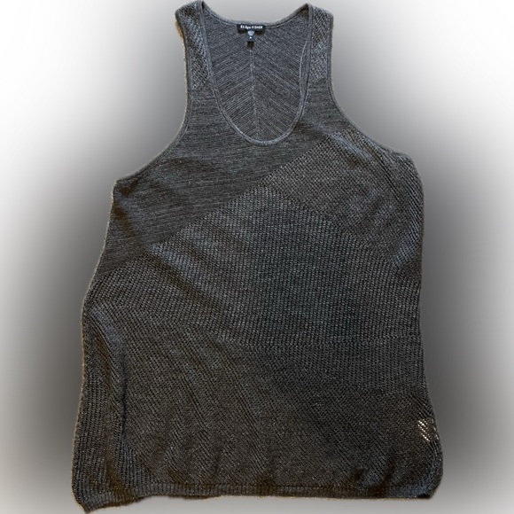 Eileen Fisher Metallic Sleeveless Wool Sweater size XL - Picture 4 of 11